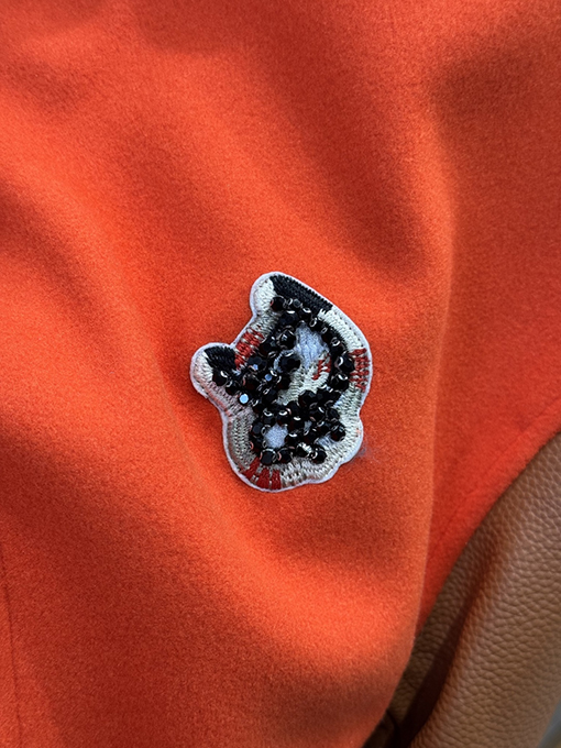 ディオール 装飾ポケット付きスタンドカラーベースボールジャージ