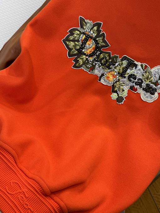 ディオール 装飾ポケット付きスタンドカラーベースボールジャージ