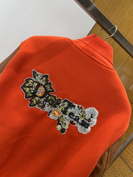 ディオール 装飾ポケット付きスタンドカラーベースボールジャージ