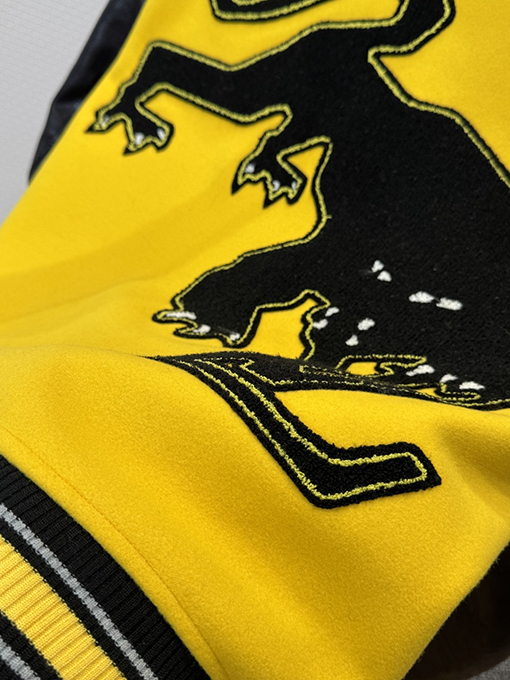 ルイヴィトン カラーブロックの文字パッチワークベースボールジャージ