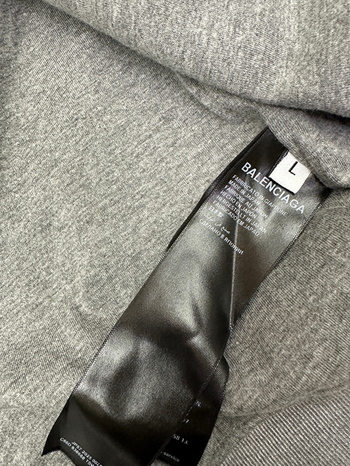 バレンシアガコピー 刺繍りフード付きジップアップジャケット