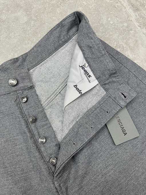 バレンシアガ 刺繍りワイドレッグパンツ