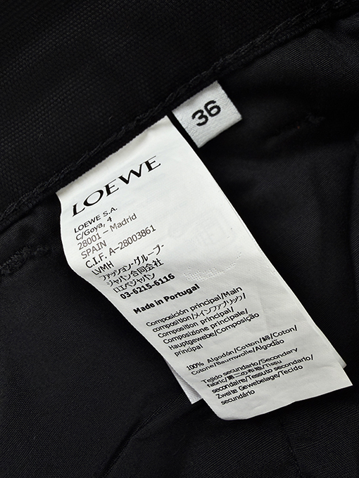 ロエベ Louis wain スタイリッシュな猫柄ジーンズ