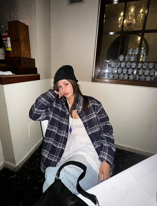 クロムハーツブランドコピー フリース裏地付きチェック柄シャツジャケット