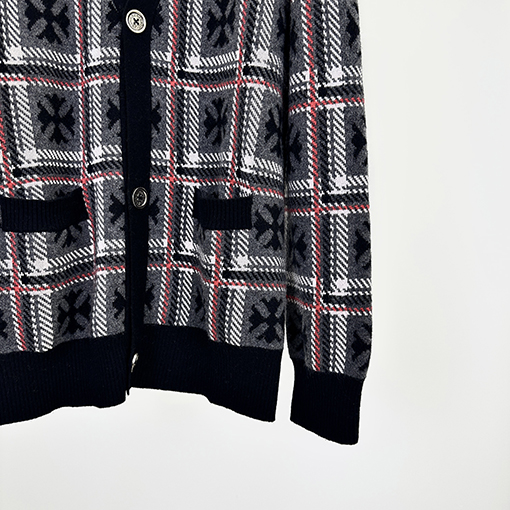 クロムハーツ カシミヤカーディガン