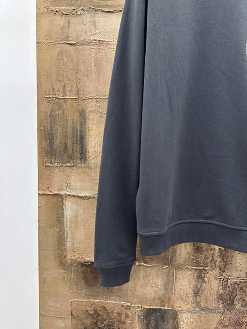 エルメスコピー サドルスタイルのテリークロス刺繍りクルーネックのスウェットシャツ