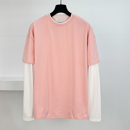 ジルサンダー フェイクツーピース長袖シャツ