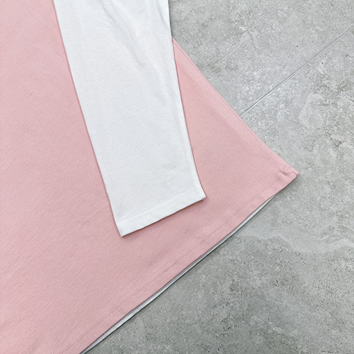 ジルサンダー フェイクツーピース長袖シャツ