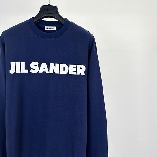 ジルサンダースーパーコピー JIL SANDER プリント文字りクルーネックのスウェットシャツ