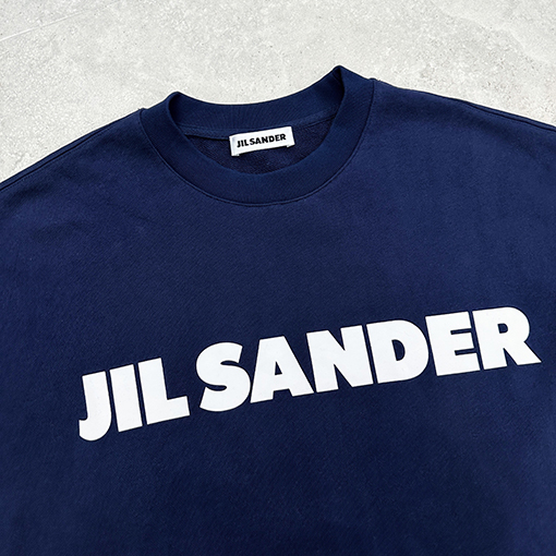 ジルサンダースーパーコピー JIL SANDER プリント文字りクルーネックのスウェットシャツ