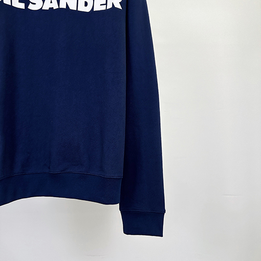 ジルサンダースーパーコピー JIL SANDER プリント文字りクルーネックのスウェットシャツ