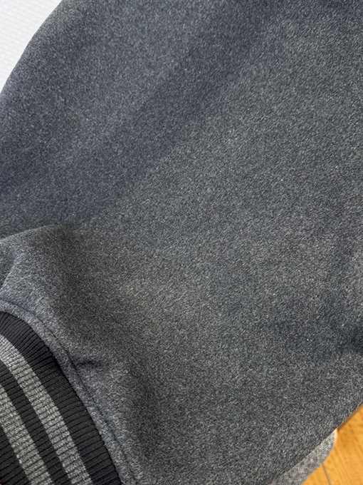 ルイヴィトン 刺繍入りストライプ襟ベースボールジャージ