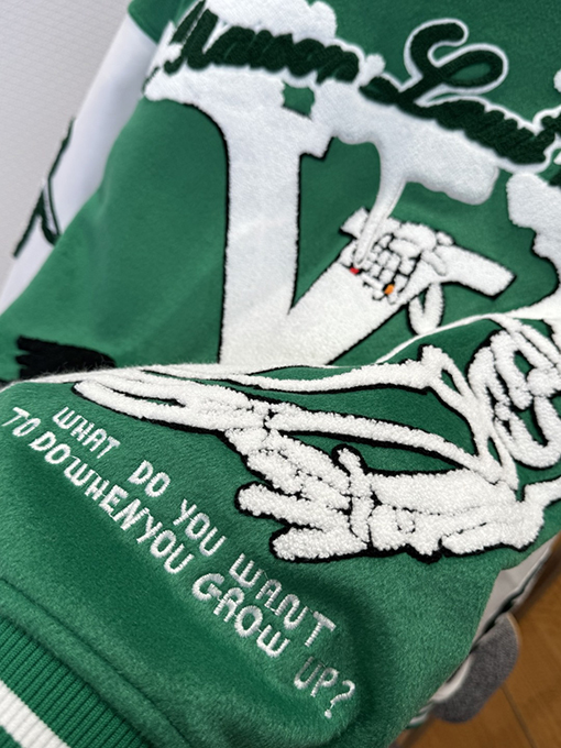 ルイヴィトンスーパーコピー LV オズの魔法使い刺繍りベースボールジャージ