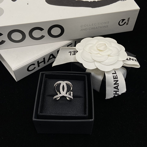 シャネル ダブルCフルダイヤモンドリング