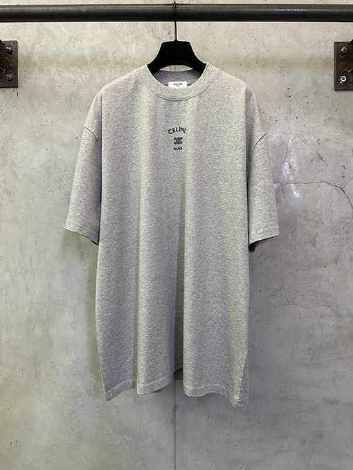 セリーヌコピー CELINE 凱旋門ロゴり半袖Tシャツ