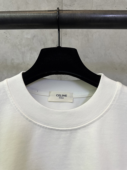 セリーヌコピー CELINE 凱旋門ロゴり半袖Tシャツ