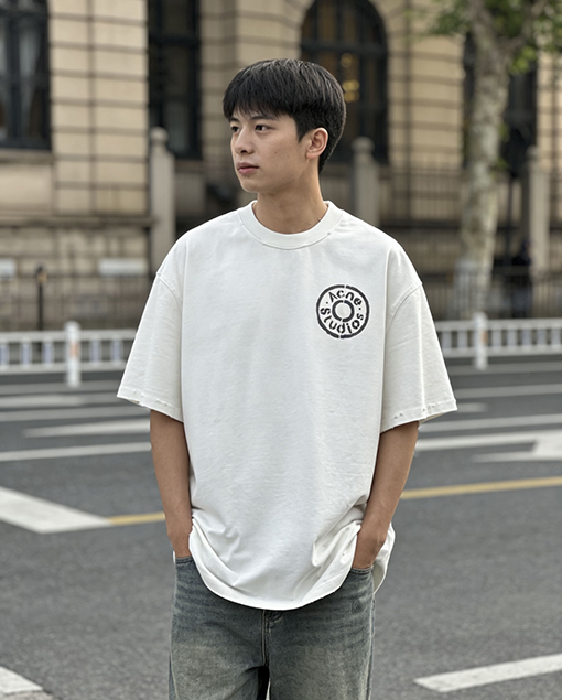 アクネストゥディオズ Acne Studios 春夏コレクション マイクロロゴ 半袖Tシャツ