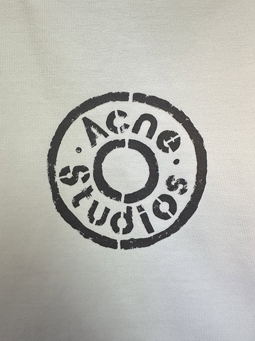 アクネストゥディオズ Acne Studios 春夏コレクション マイクロロゴ 半袖Tシャツ