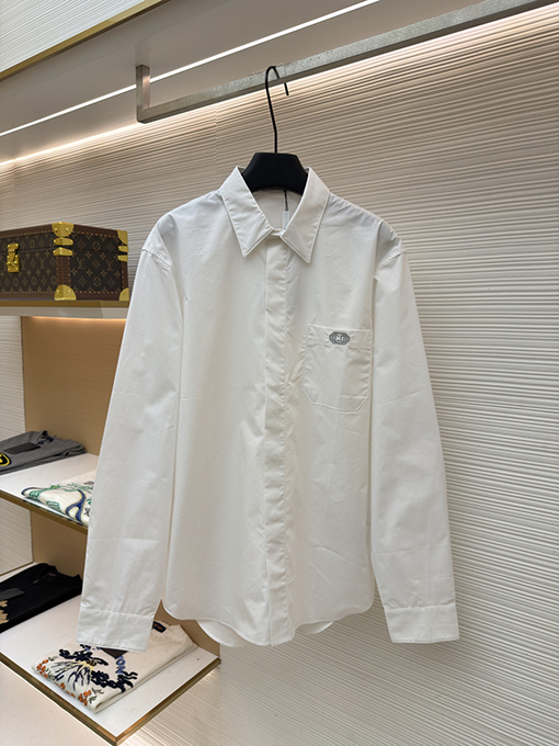 ディオール 刺繍入り長袖シャツ