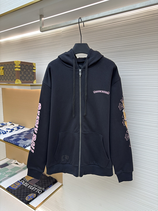 クロムハーツ コラボレーションジップアップパーカー