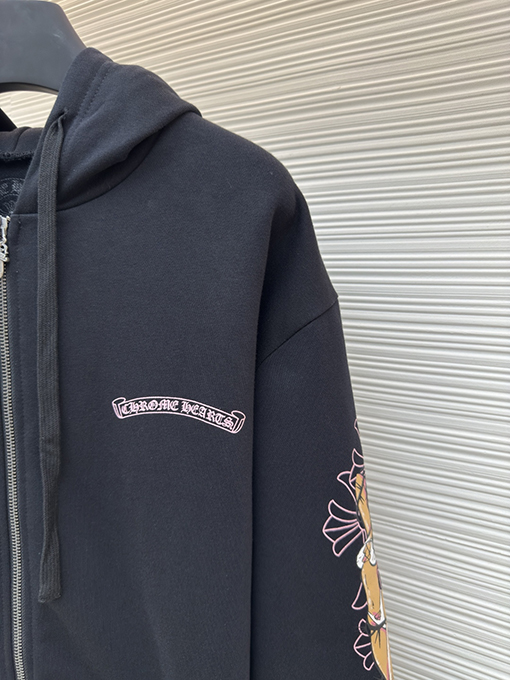 クロムハーツ コラボレーションジップアップパーカー