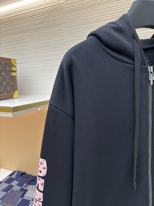 クロムハーツ コラボレーションジップアップパーカー