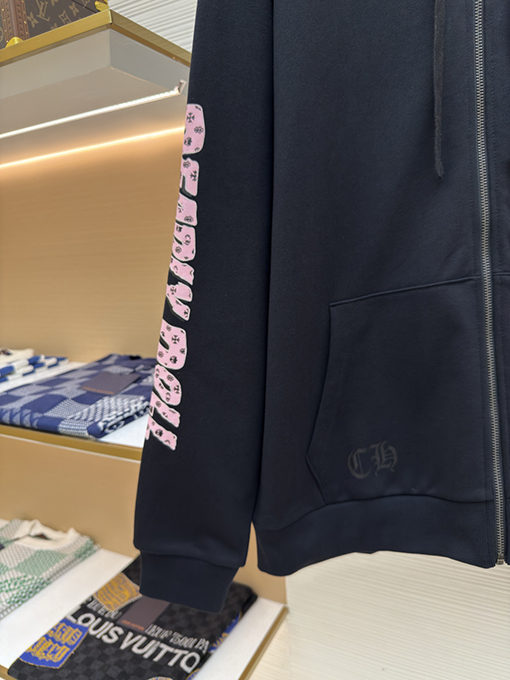 クロムハーツ コラボレーションジップアップパーカー