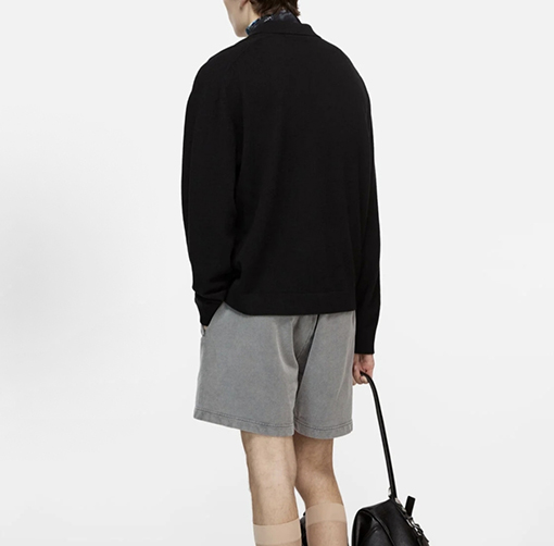 アクネストゥディオズコピー Acne Studios 文字刺繍り襟付きニットポロシャツ