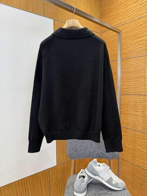 アクネストゥディオズコピー Acne Studios 文字刺繍り襟付きニットポロシャツ