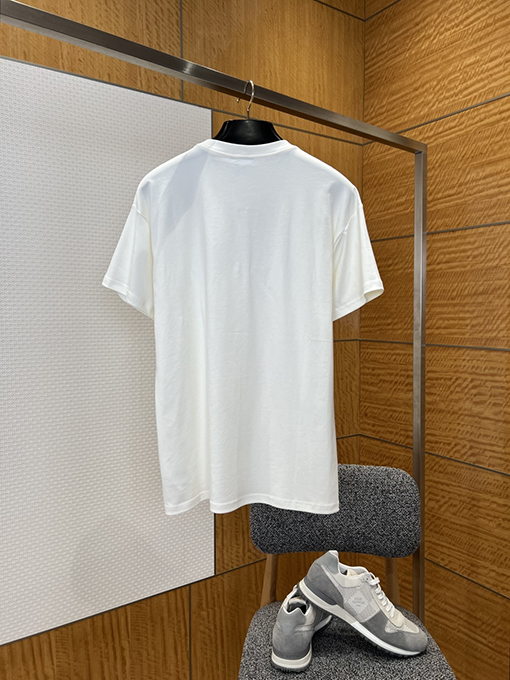 ディオール 文字刺繍りクルーネック半袖Tシャツ