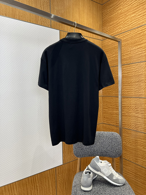 ディオール 文字刺繍りクルーネック半袖Tシャツ