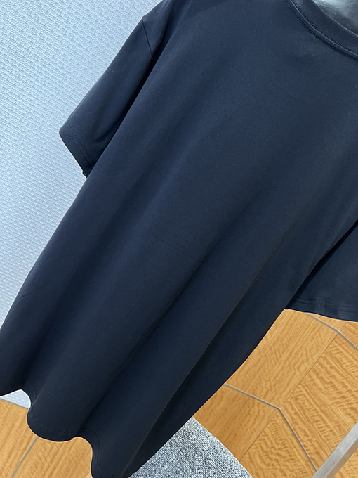 ディオール 文字刺繍りクルーネック半袖Tシャツ