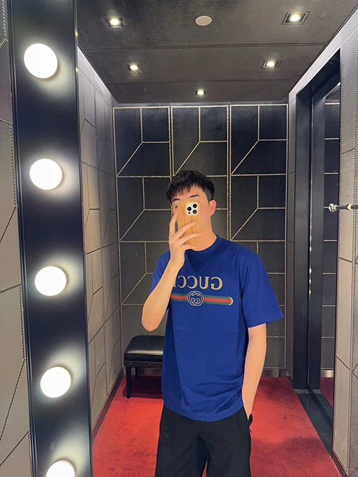 グッチスーパーコピー GUCCI リボンプリント半袖Tシャツ