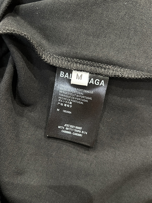 バレンシアガ BALENCIAGA プリントロゴ入り半袖Tシャツ