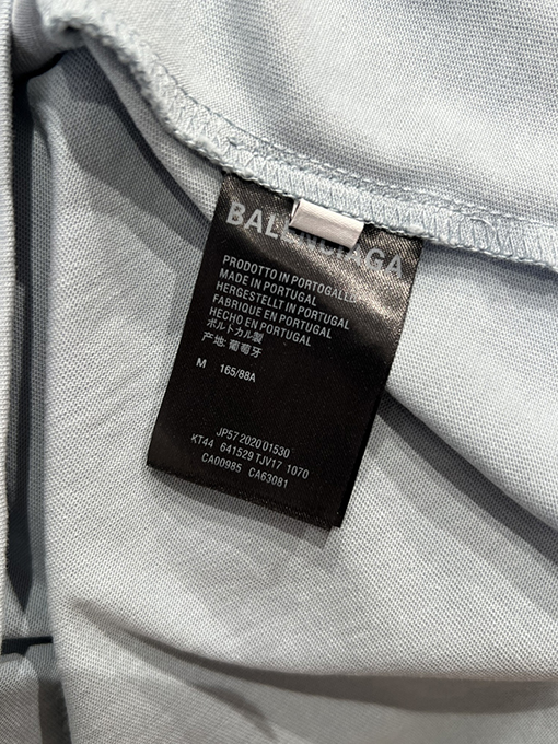 バレンシアガコピー BALENCIAGA カラーブロック刺繍りクルーネック半袖Tシャツ