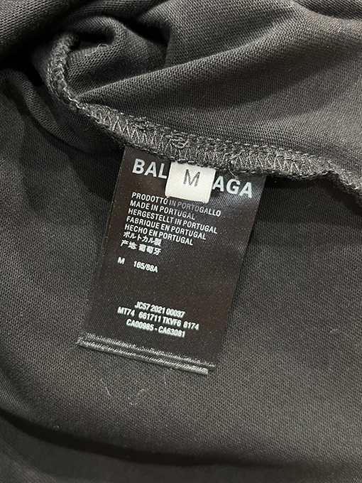 バレンシアガスーパーコピー BALENCIAGA 新モデルプリントロゴ入り半袖Tシャツ