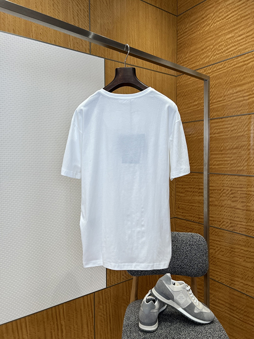 プラダ レターポケット付きクルーネック半袖Tシャツ