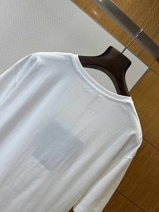 プラダ レターポケット付きクルーネック半袖Tシャツ