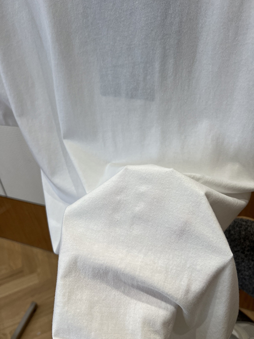 プラダ レターポケット付きクルーネック半袖Tシャツ