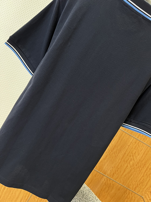 プラダブランドコピー ロゴ入り半袖ポロシャツ