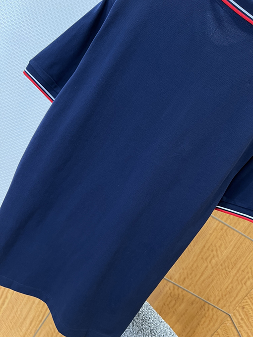 プラダブランドコピー ロゴ入り半袖ポロシャツ