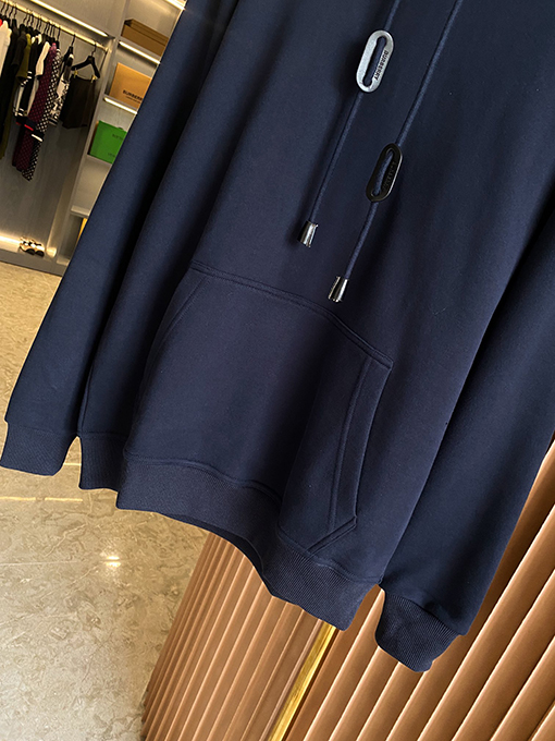 バーバリースーパーコピー チェック柄コットン混紡フード付きスウェットシャツ