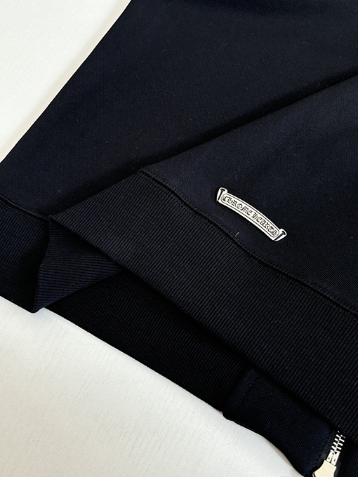 クロムハーツ クロス柄フリースジップアップスウェットジャケット