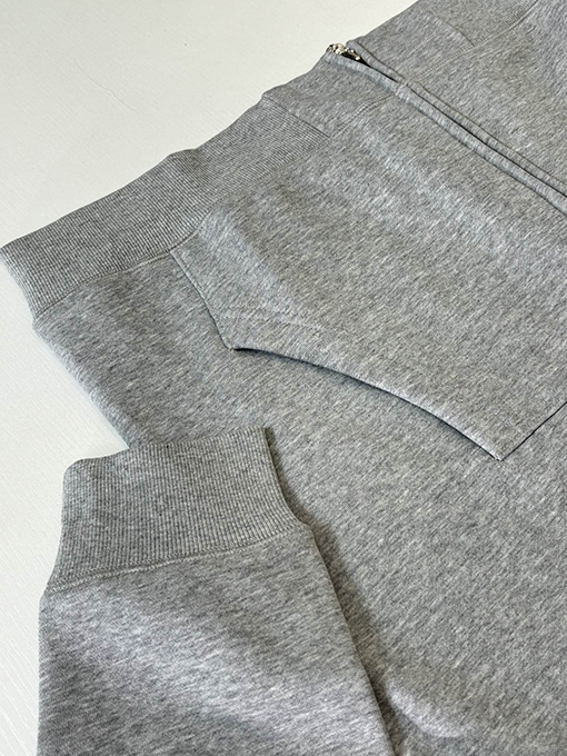 クロムハーツ クロス柄フリースジップアップスウェットジャケット