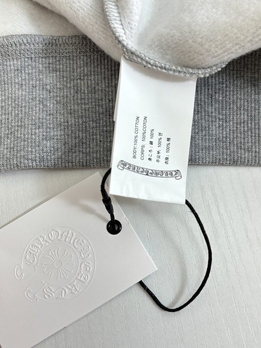 クロムハーツ クロス柄フリースジップアップスウェットジャケット