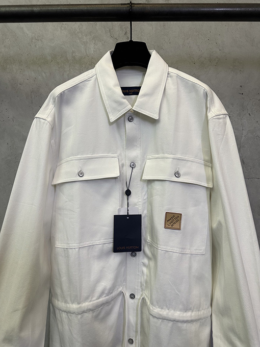 ルイヴィトン ロゴジャカードジャケットシャツ