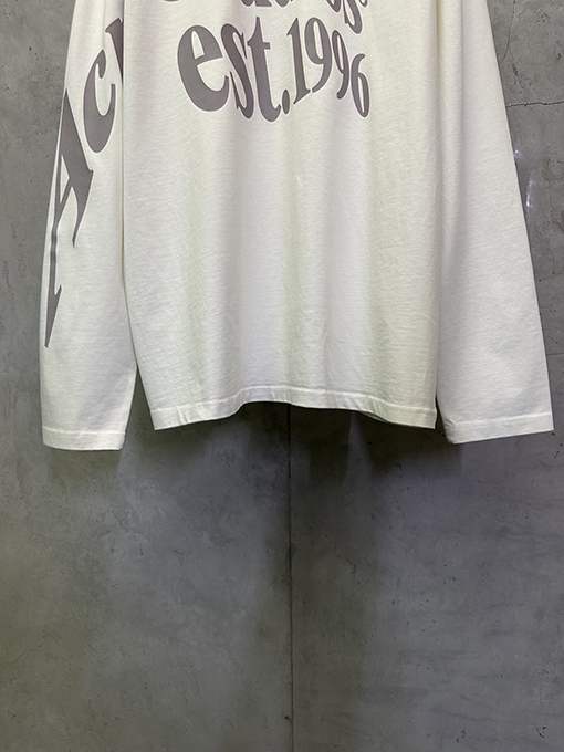 アクネストゥディオズ Acne Studios 春夏コレクションラージロゴ長袖シャツ