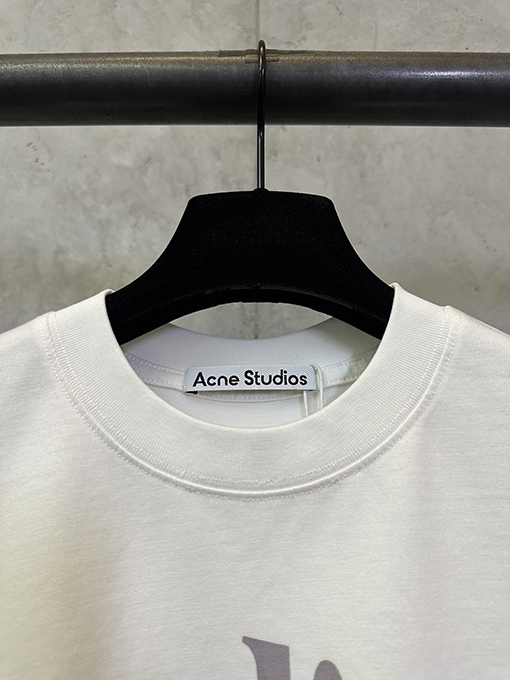 アクネストゥディオズ Acne Studios 春夏コレクションラージロゴ長袖シャツ