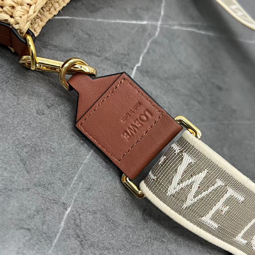 ロエベ Slit レディースファッション麦わらハンドバッグ