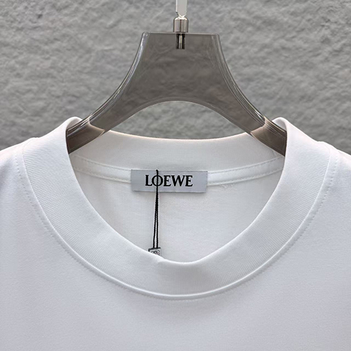 ロエベ 新モデル3Dエポキシ樹脂クルーネック半袖Tシャツ